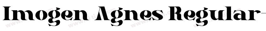 Imogen Agnes Regular字体转换